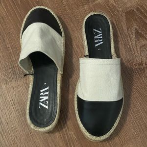 Zara cap toe espadrilles